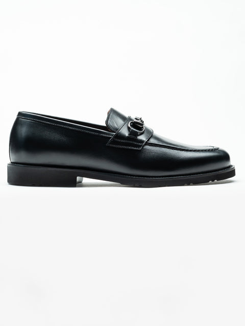 Mocasini Negru Barbati Din Piele Naturala Formal Loufer's Bman221