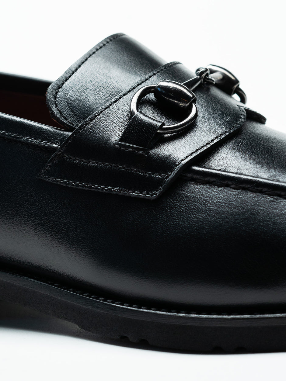 Mocasini Negru Barbati Din Piele Naturala Formal Loufer's Bman221 (3)