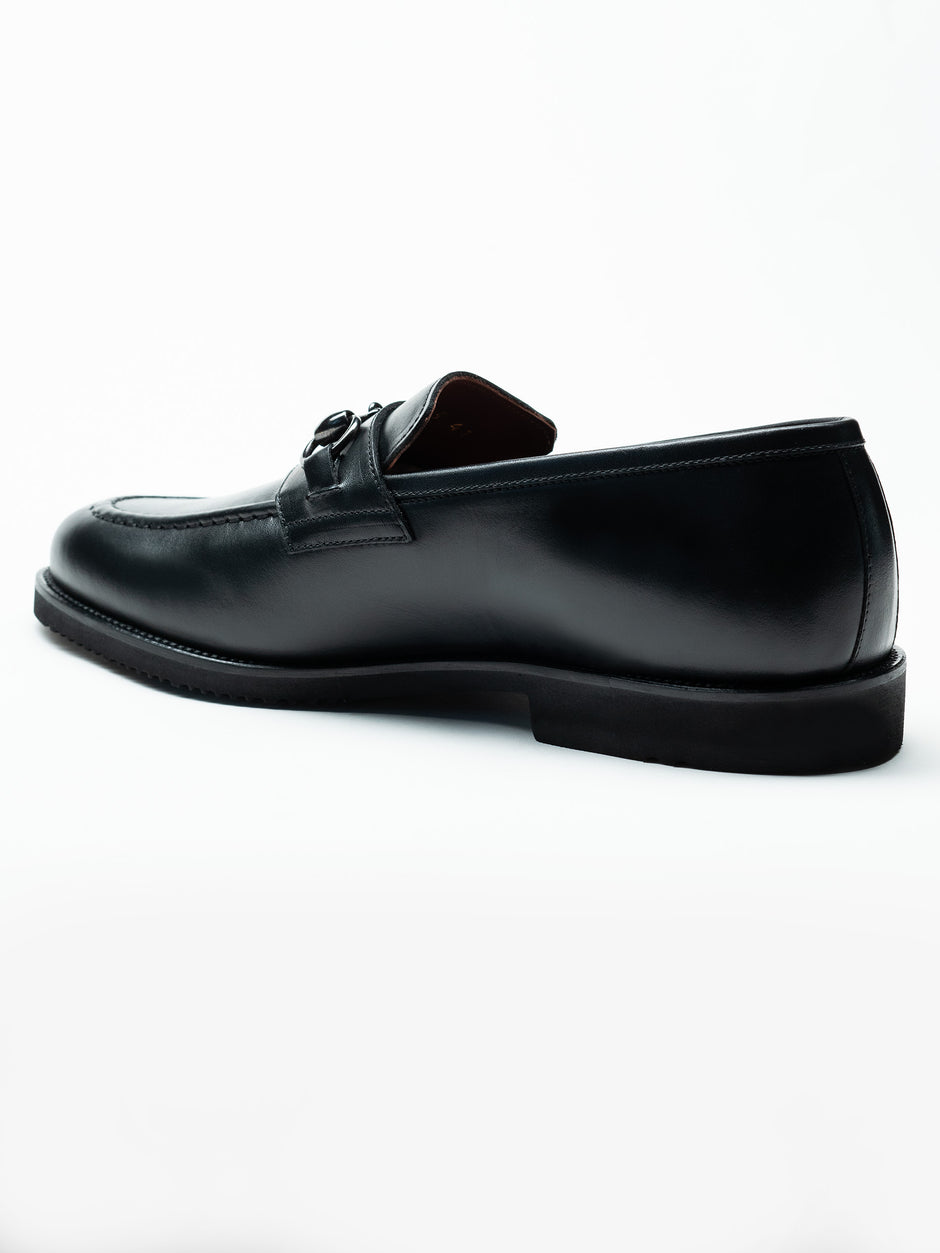 Mocasini Negru Barbati Din Piele Naturala Formal Loufer's Bman221 (4)