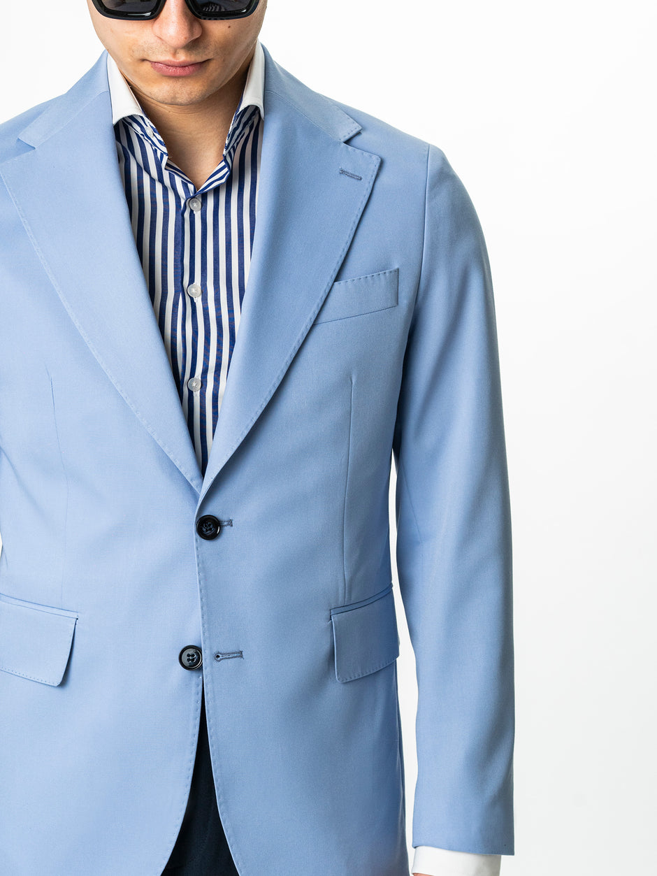 Sacou Barbati Albastru Bleu Vara Smart Casual BMan0047 (6)