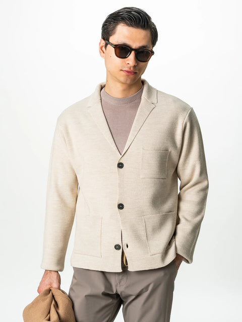 Pachet Cadou Barbati Pulover Cardigan Si Curea Piele Naturala Bman0343 (4)