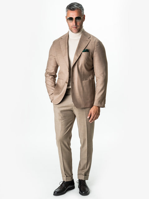 Tinuta Barbati Completa Smart Casual Camel Bman0303