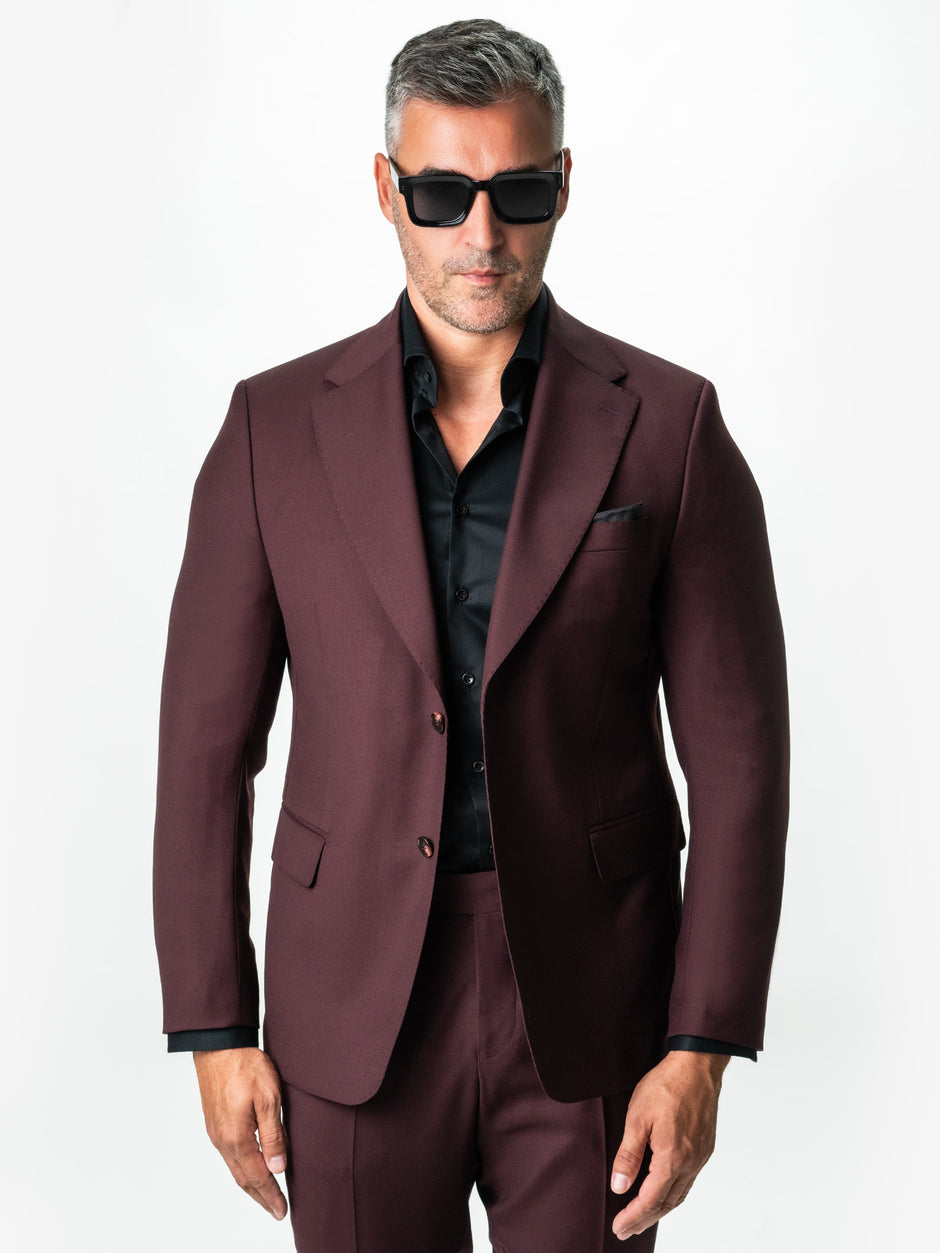 Costum Bordo Inchis Barbati De Vara Lana Vitale Barberis Super110 BMan0051 (4)